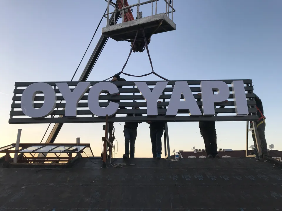 Spor Salonu Tabelası — A2 Reklam proje örneği