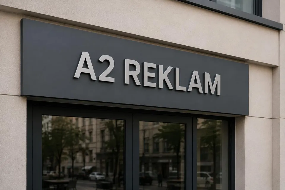 Işıksız Tabela - İstanbul profesyonel tabela hizmeti | A2 Reklam