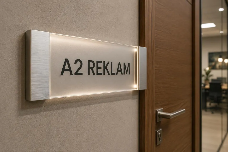 Kapı İsimliği - İstanbul profesyonel tabela hizmeti | A2 Reklam