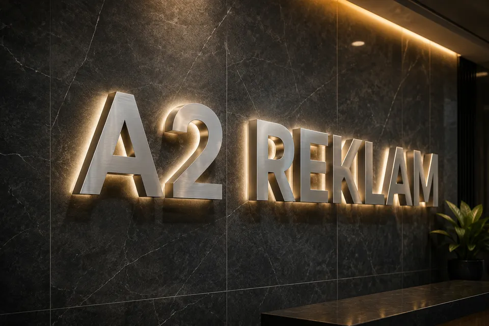 Paslanmaz Harf - İstanbul profesyonel tabela hizmeti | A2 Reklam